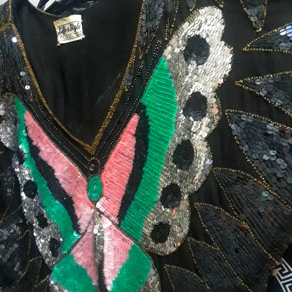 Vintage butterfly top